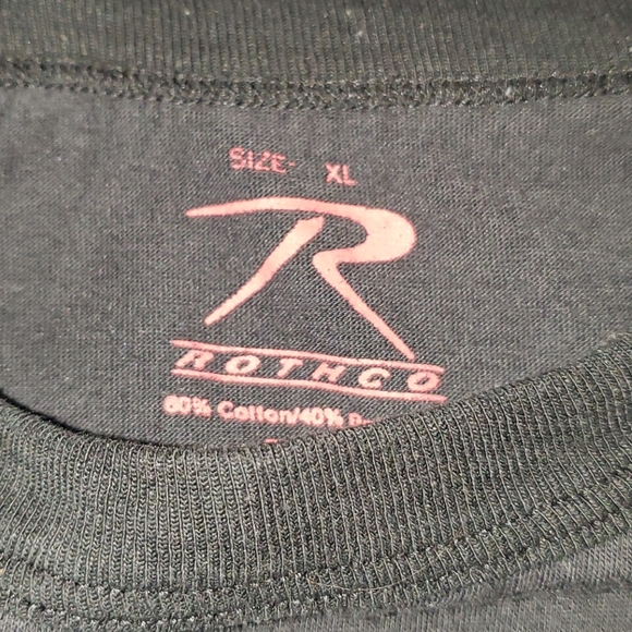 Double sided X-L Security Tee Black - Picture 3 of 3